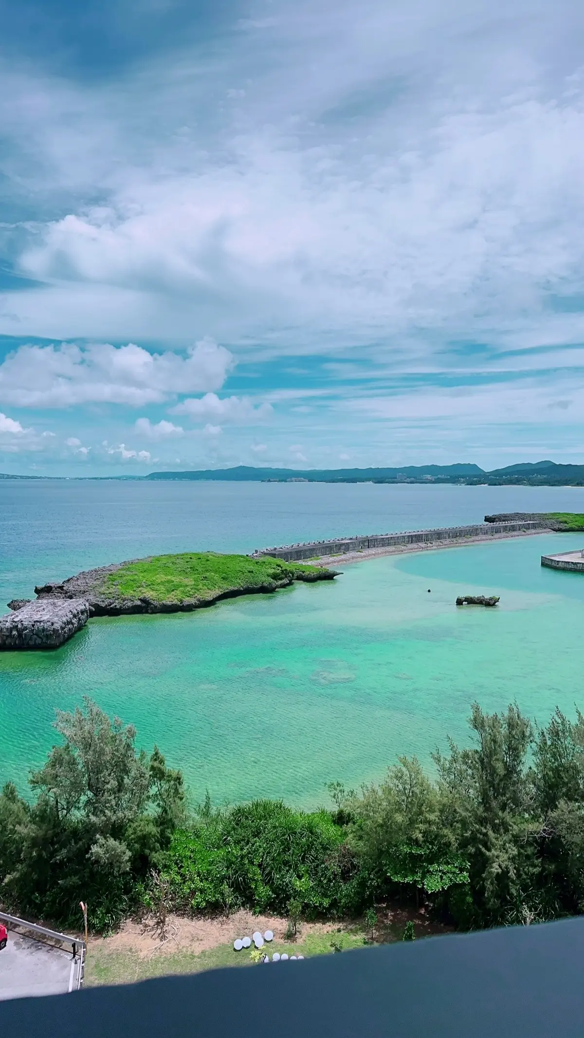 ハイアットリージェンシー沖縄からみた風景