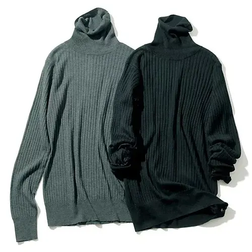 C.T.plage×eclat シルクカシミヤタートルニット ￥17,050