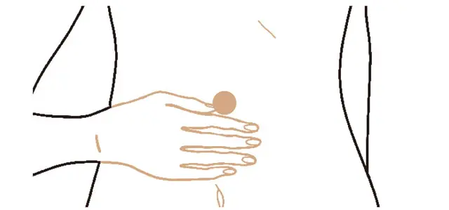 ツボ押しでスッキリ！ イラスト2