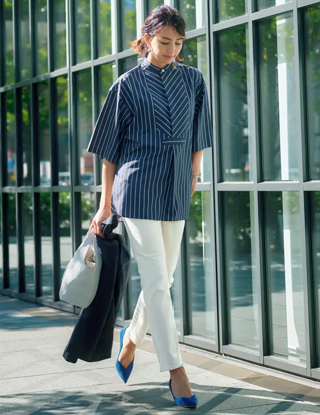 【アラフィーの白デニムコーデ4選】まろやかなホワイトで清潔感と女らしさをアップ！