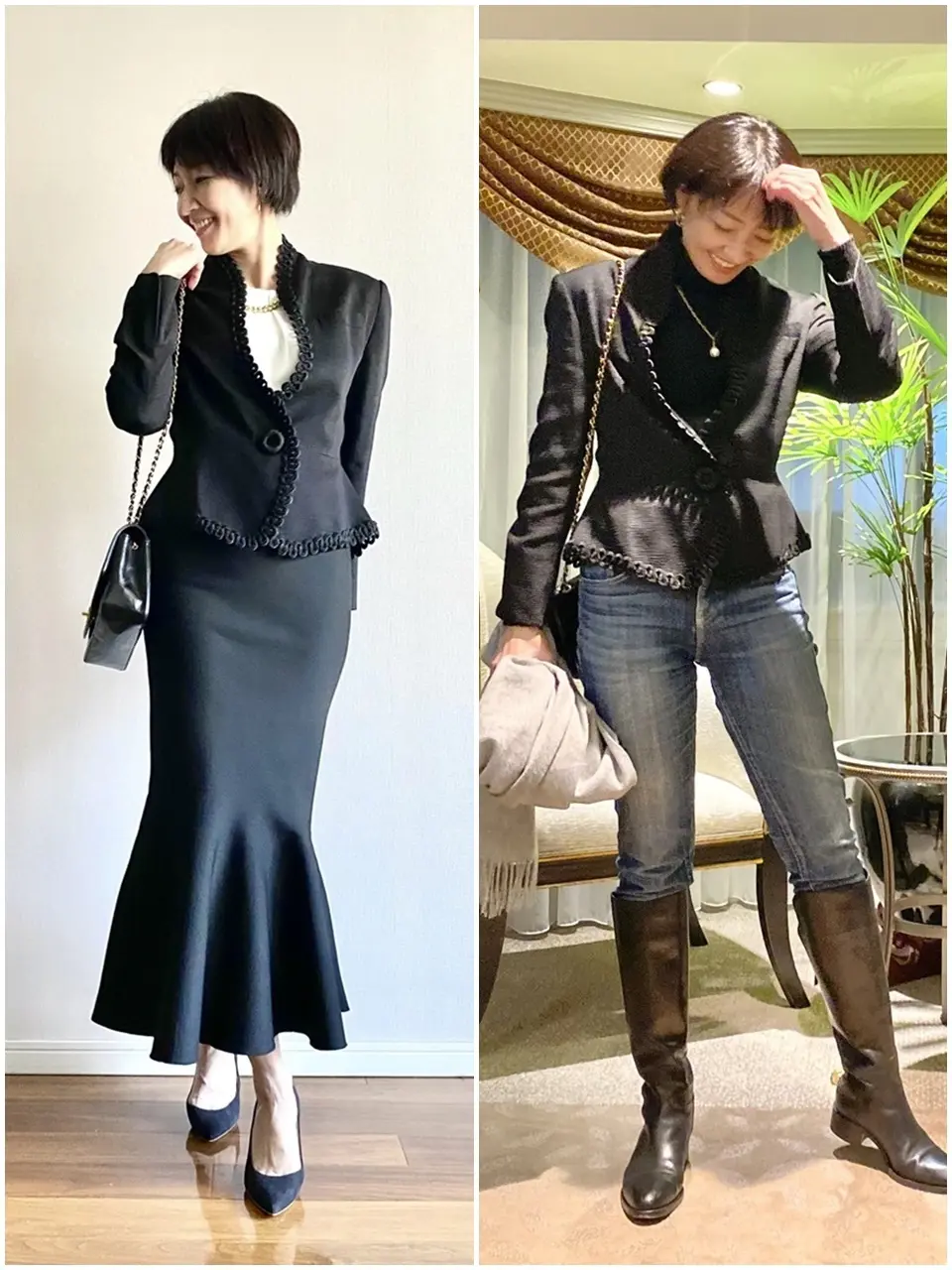 Diorジャケットコーデ