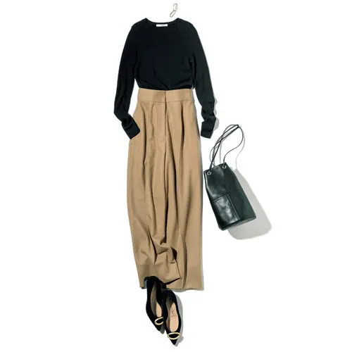 CINOH ピンタックパンツ