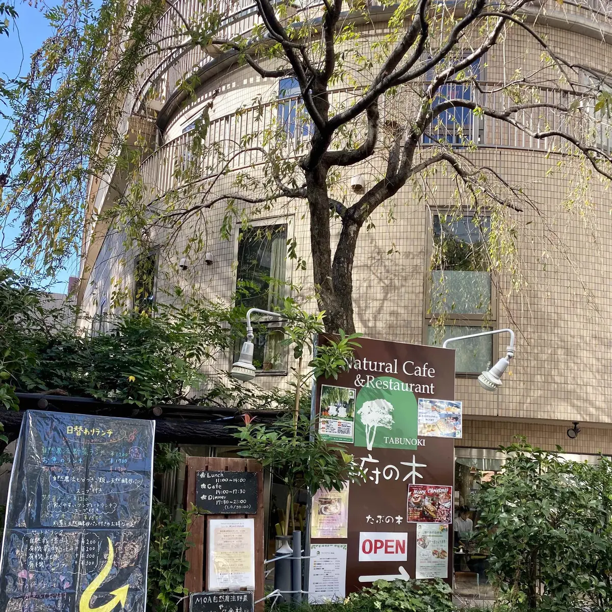 品川にあるナチュラルカフェレストラン「たぶの木」