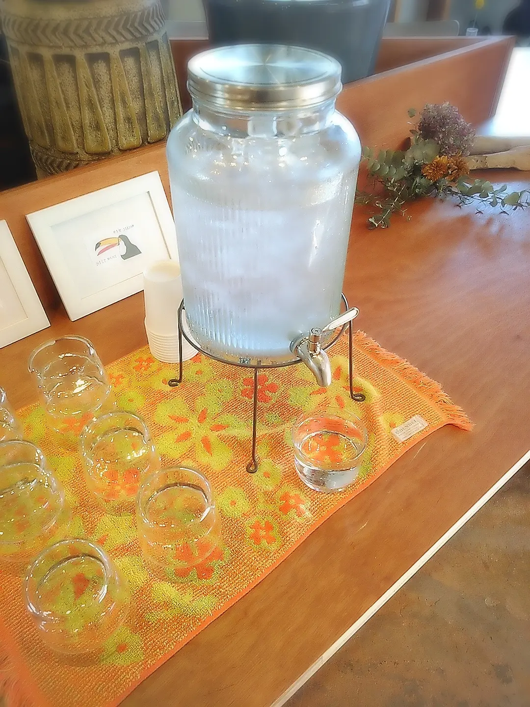 浜田山のカフェ、ou（オウ）、クラシックプリン、カフェラテ、モーニングプレート