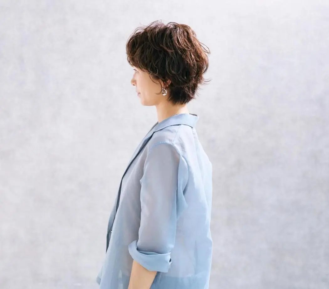 OurAge×Webエクラ 横から見たショートヘア
