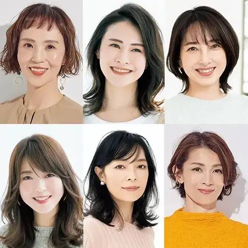 【2024最新版】50代におすすめのヘアスタイル･髪型カタログ