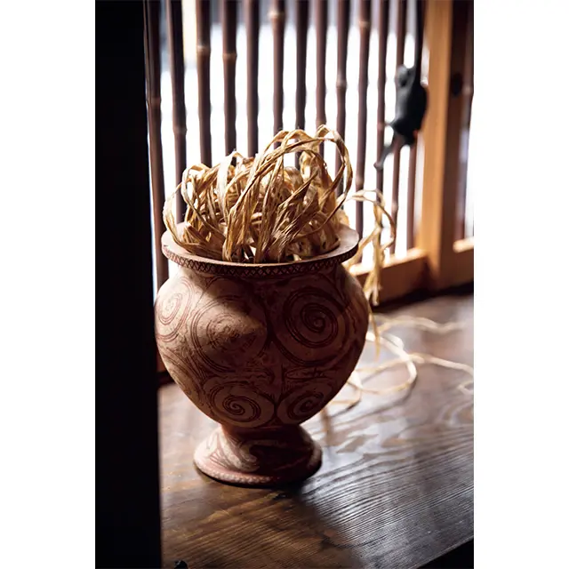 ギャラリーのあちらこちらにさりげなく飾ら れたものも美しく、たくさんの気のきいたし つらえのヒントを持ち帰れるのもうれしい