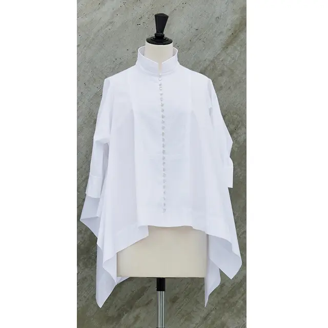 立体的なハンカチーフヘム