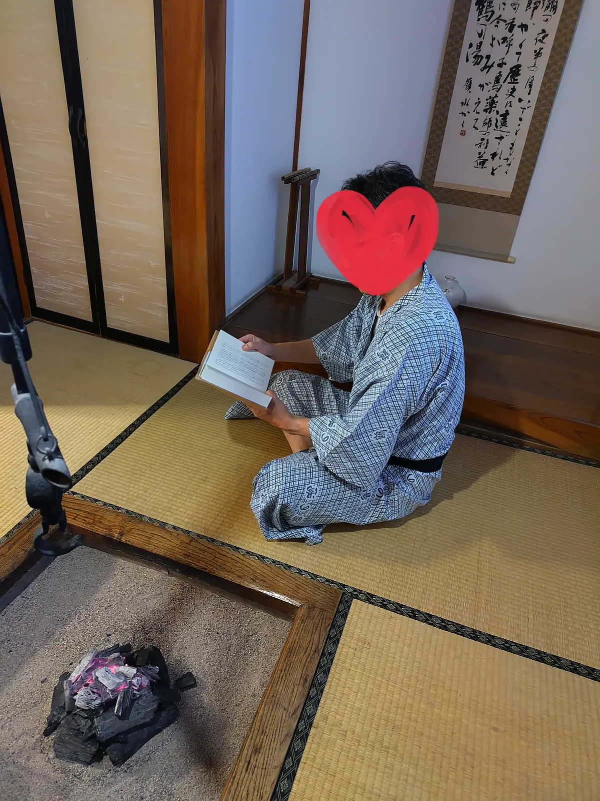 鶴の湯　囲炉裏付きのお部屋