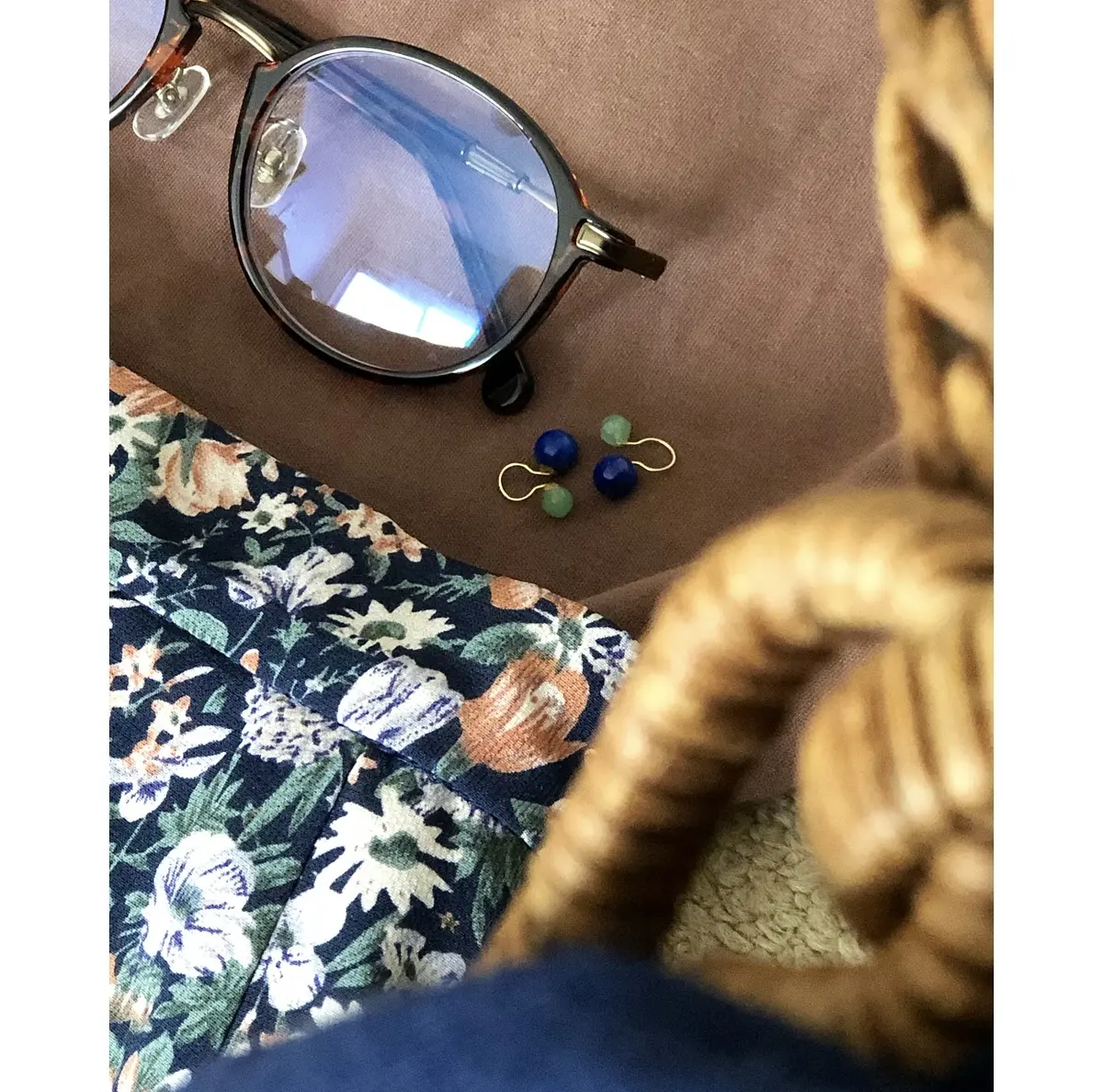 ゆらり花柄スカート❤︎着回し５パターンの画像_8