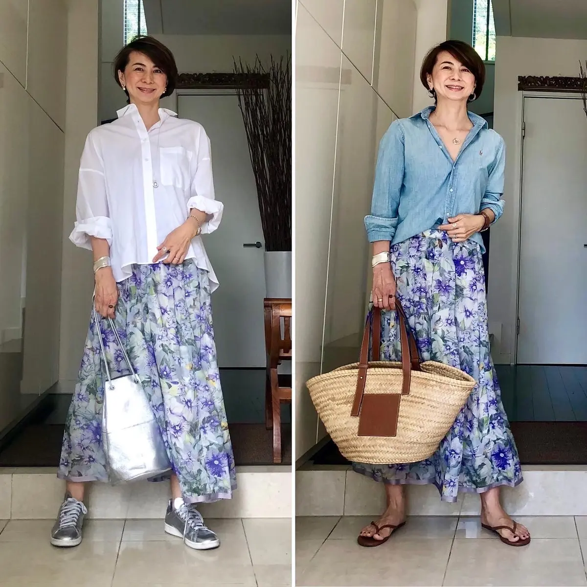 ひらりん花柄スカートの画像_5