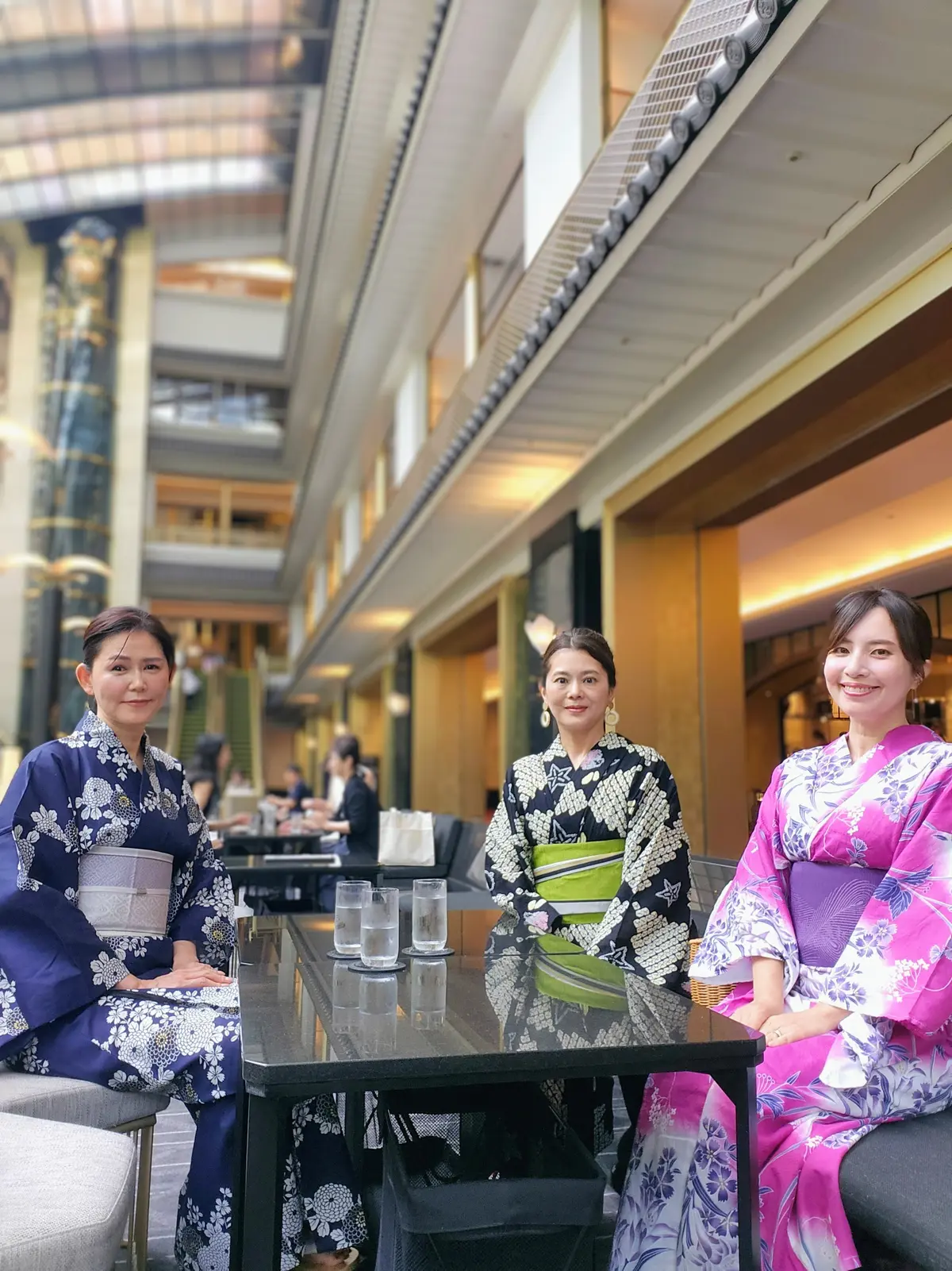 目黒雅叙園、9月閉館、ホテルラウンジ、浴衣、日本庭園、あんみつ、パンドラ、下駄、40代浴衣、40代ファッション、骨格ストレート