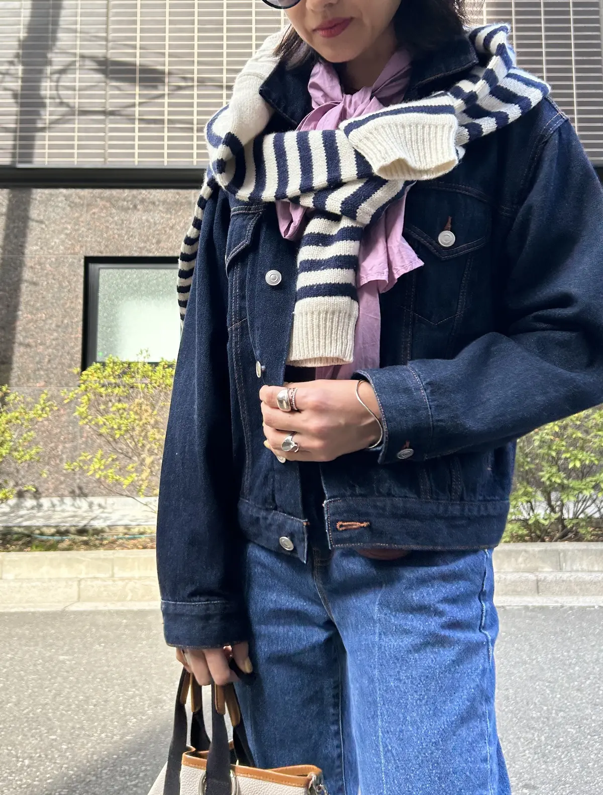 春のデニム3styleで大人きれいめコーの画像_3