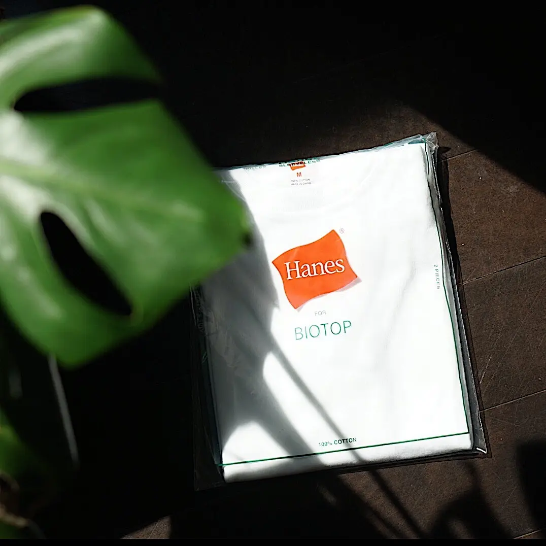 ヘインズ×ビオトープのノースリーブTの画像_2