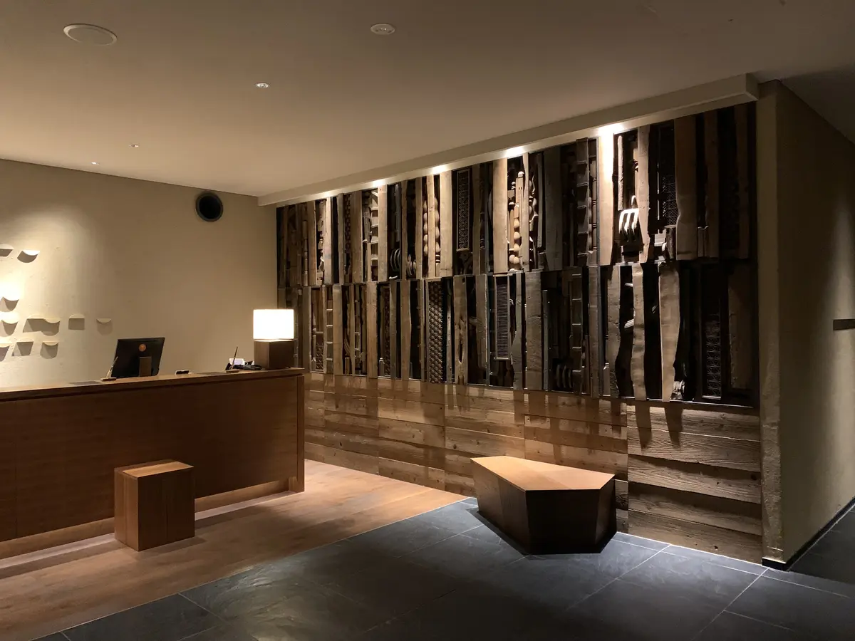 星野リゾート界アンジンのフロント