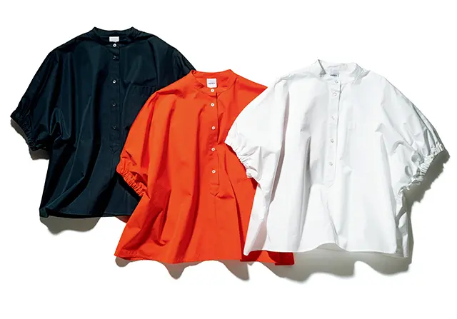 1.バルーンスリーブシャツ