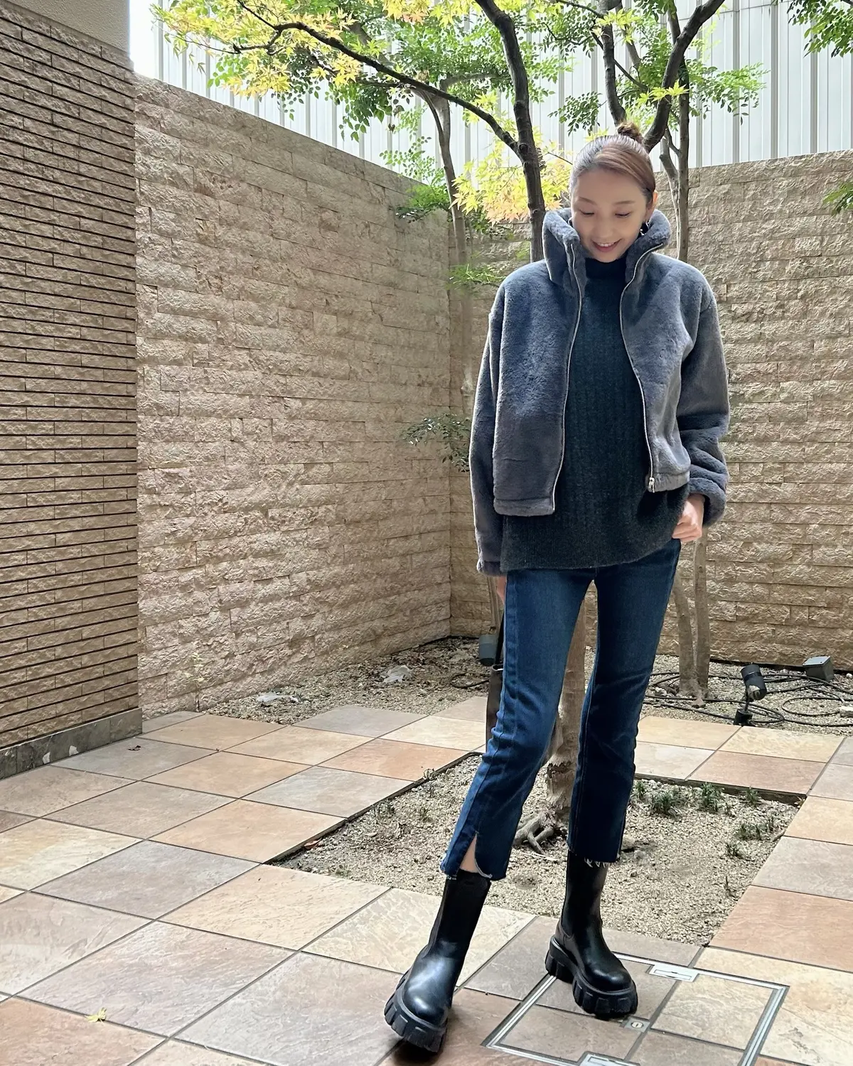 GUあったかブルゾン✨デイリーコーデに大の画像_7