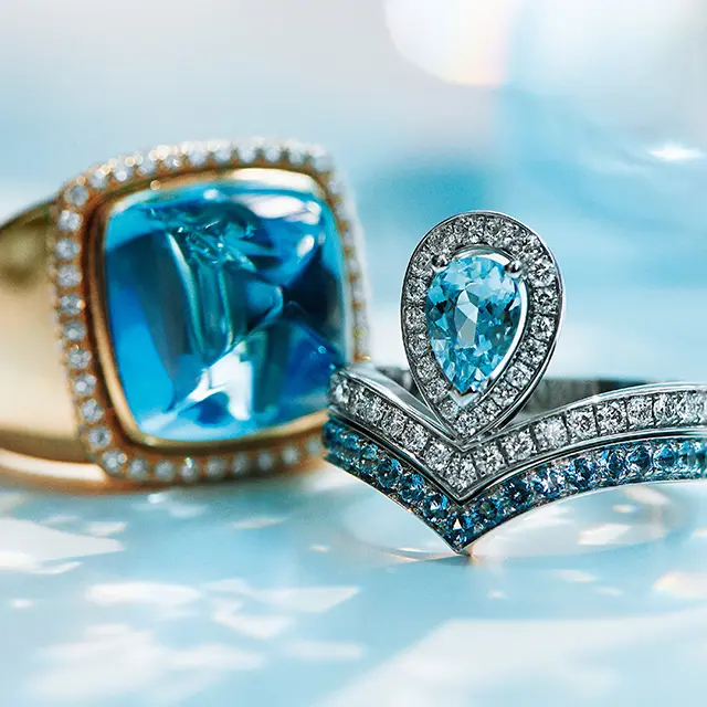 カラージュエリー　アクアマリン