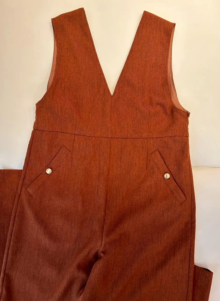 茶色　オールインワン　グリーンレーベルリラクシング