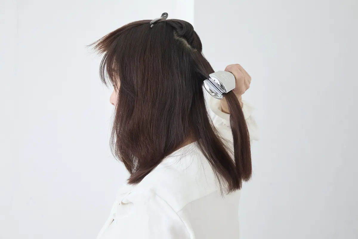 美容ジャーナリスト天野佳代子さん　朝　やり方　ヘアスタイル　ヘアアイロン