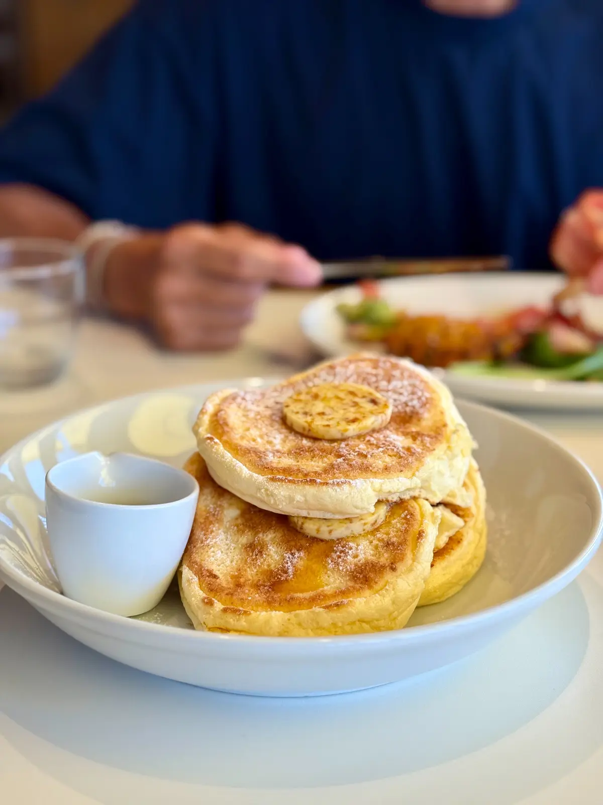 お台場　レストラン　ビルズ　店内写真　料理写真　パンケーキ