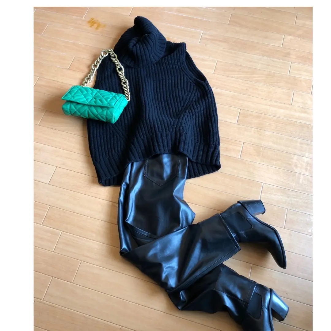 "ZARA leather pants"の画像_2