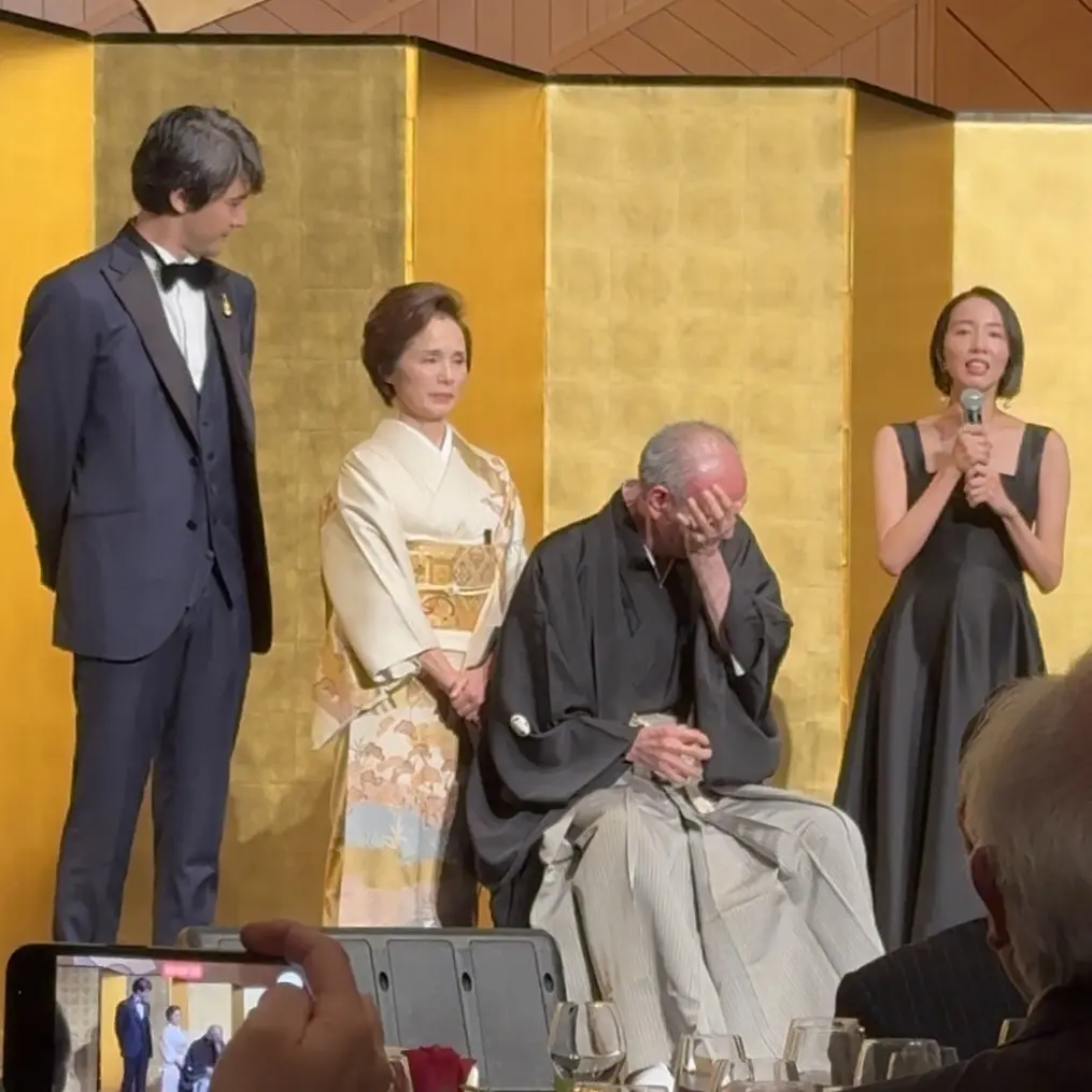 ブラックドレスで相撲界のパーティへ♪の画像_3