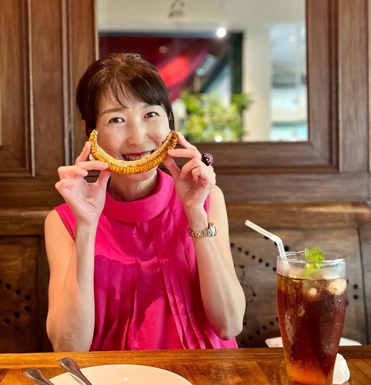 トウモロコシでスマイル