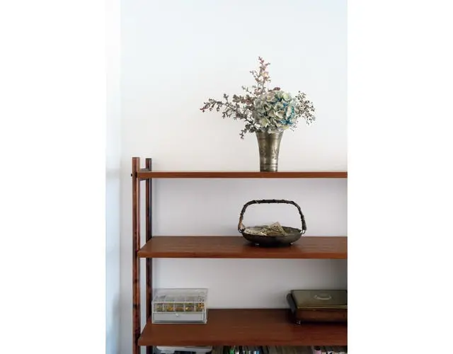 本棚もHIKEのヴィンテージ。