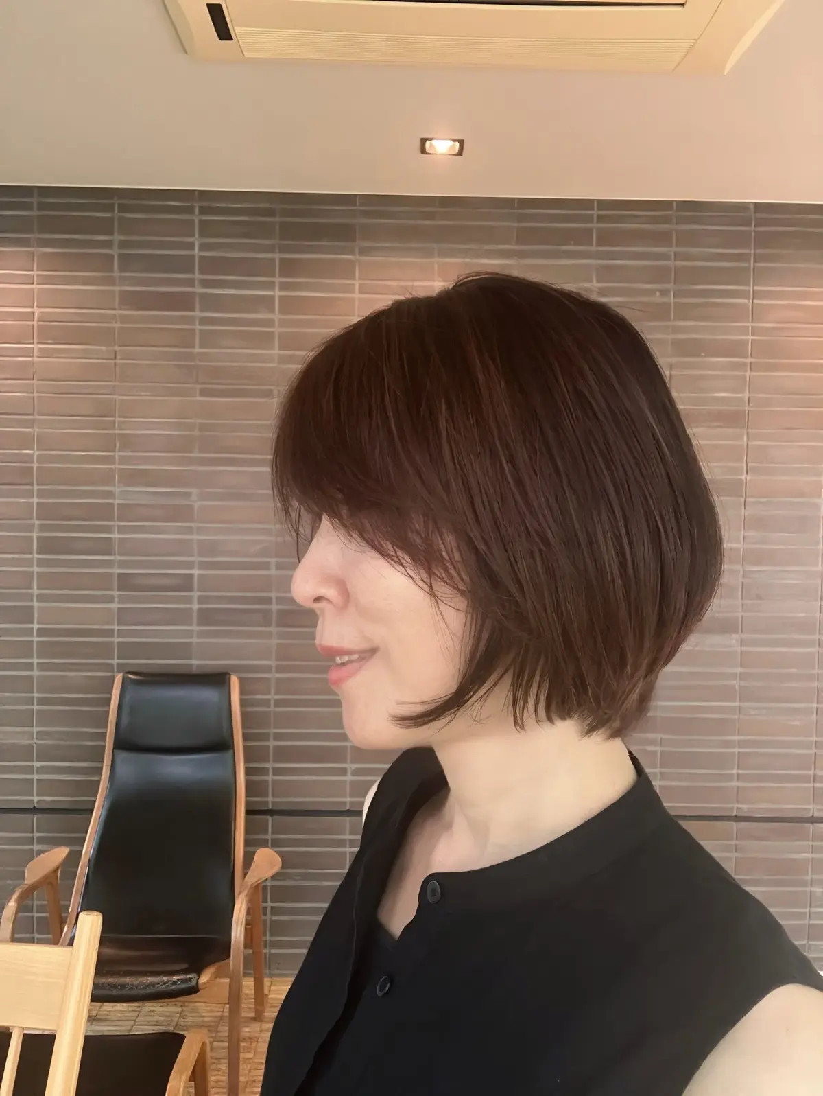 ショートボブ　ボブ　短すぎないショート　短すぎないショートボブ 50代ヘアスタイル　eclat  jマダム ブログ