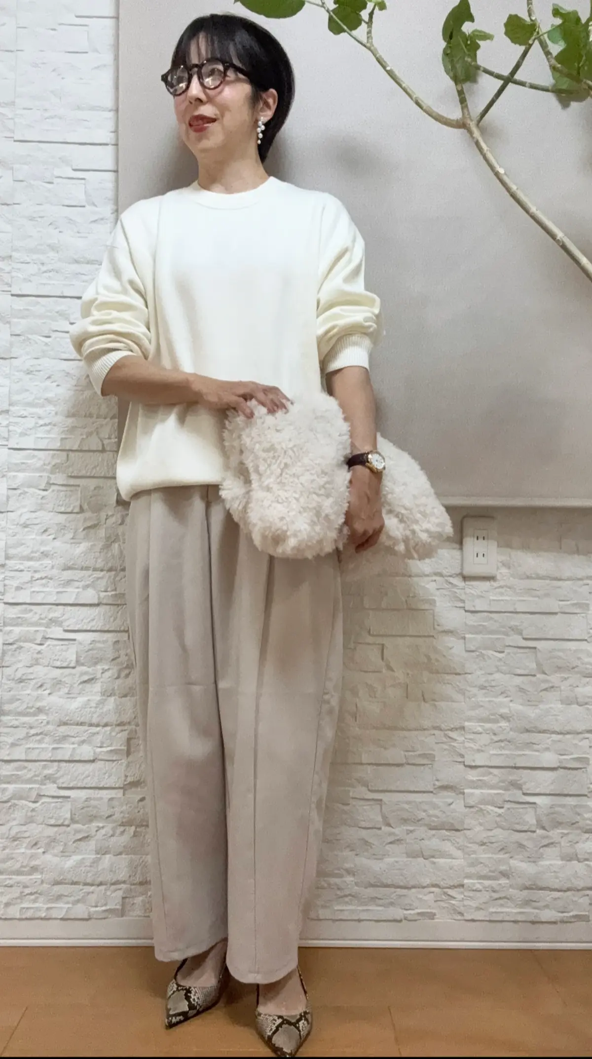 プチプラコーデ　ジーユーコーデ　きれいめカジュアル