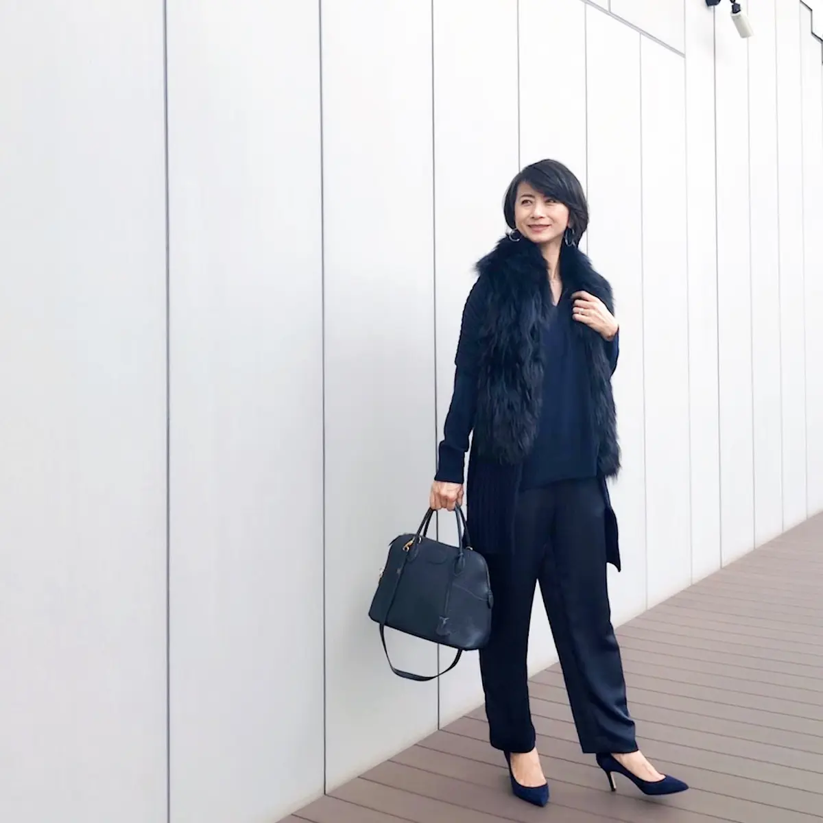 好感度の高い「ネイビー」コーデの画像_1