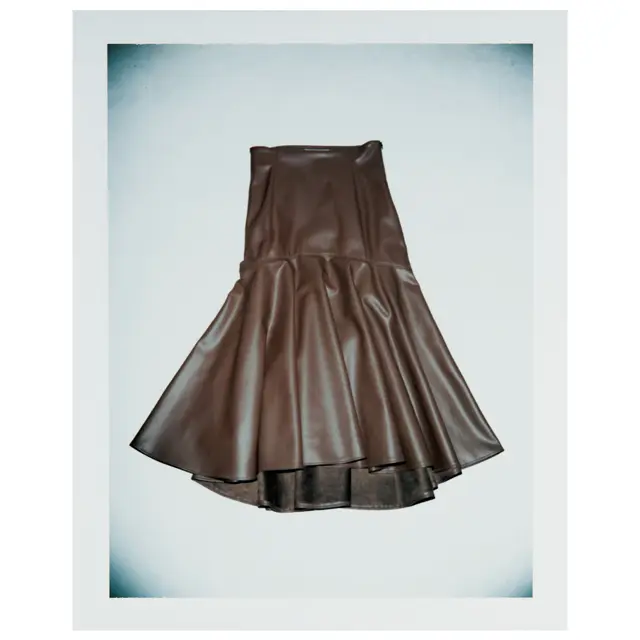 ラシュモンのレザースカート