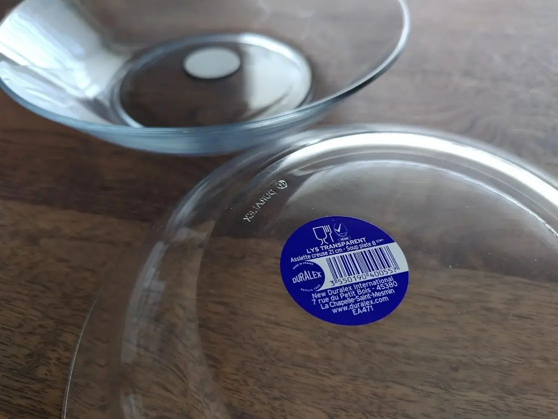 デュラレックス(DURALEX)　リススーププレート