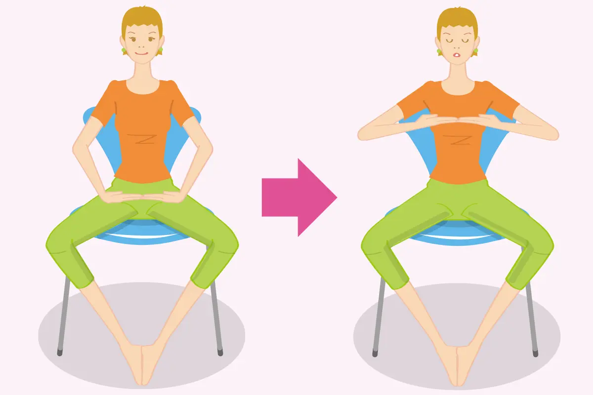 OurAge×Webエクラ  骨盤底筋の後ろ側を鍛える動き