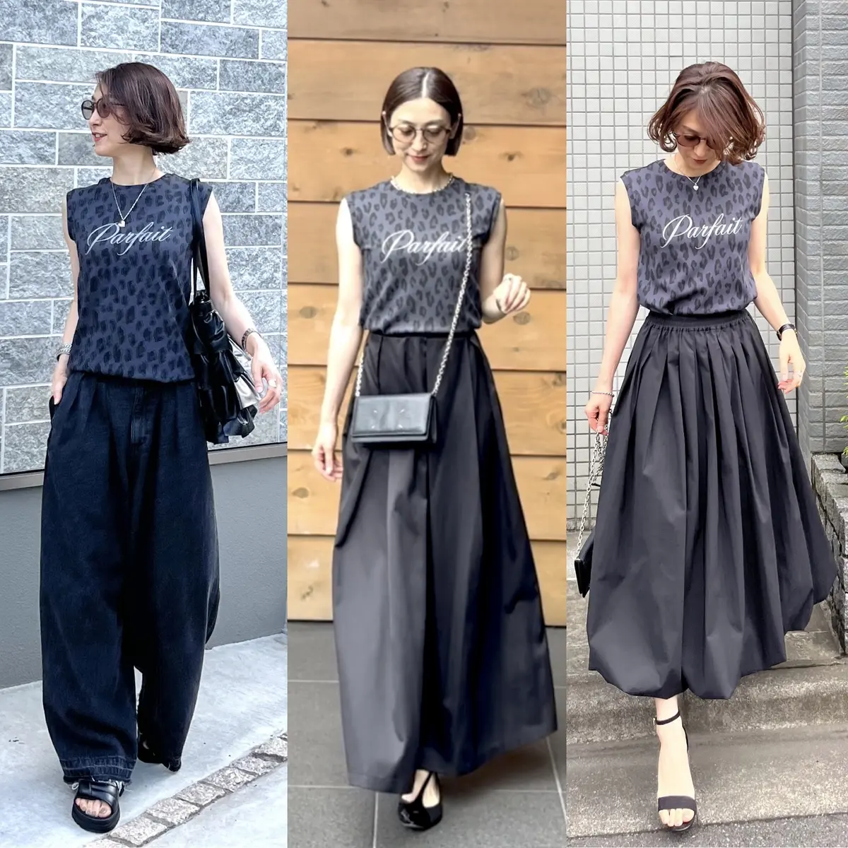 ロゴノースリT❤︎3コーデの画像_7