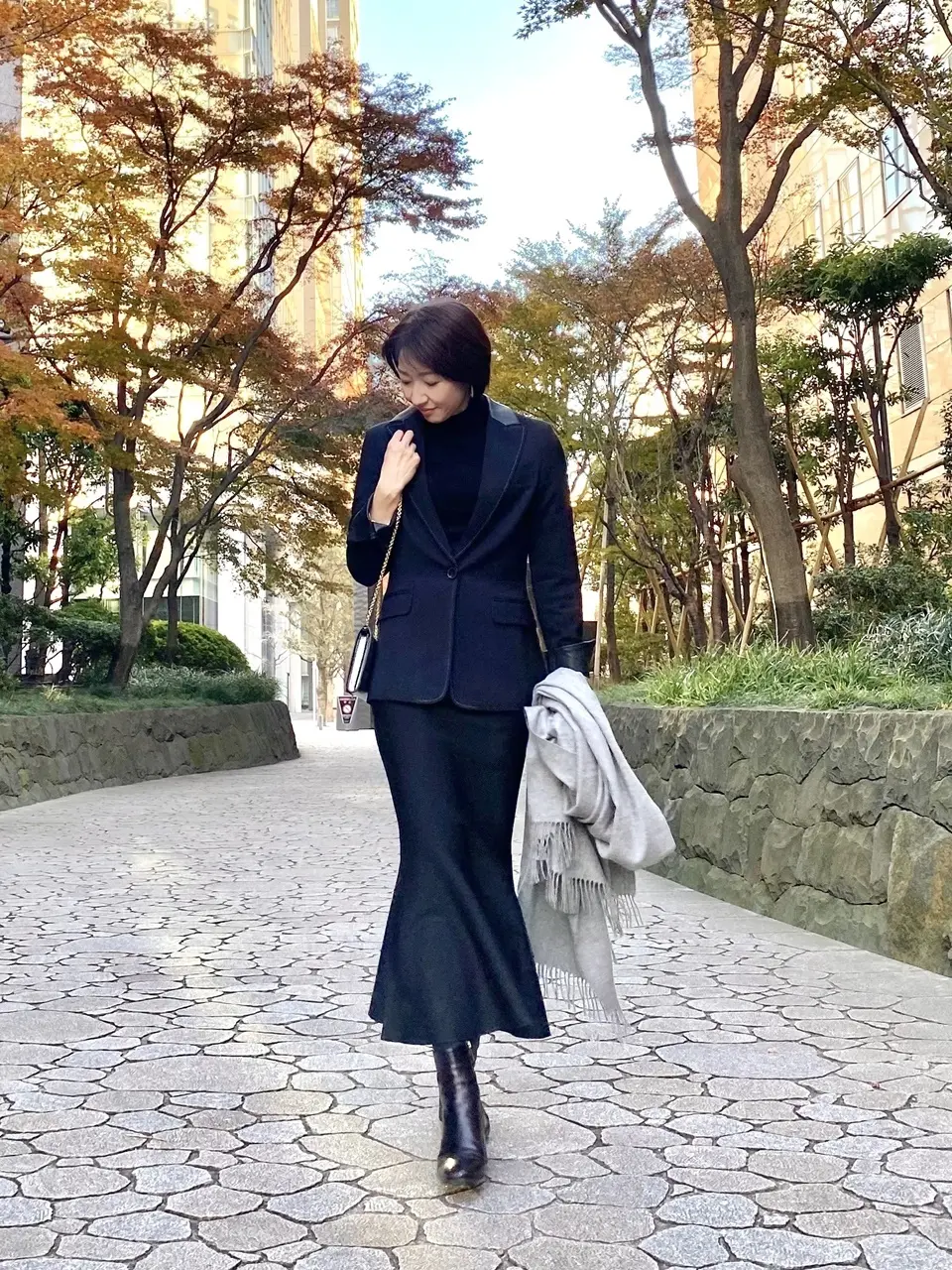 マーメイドスカートコーデ①