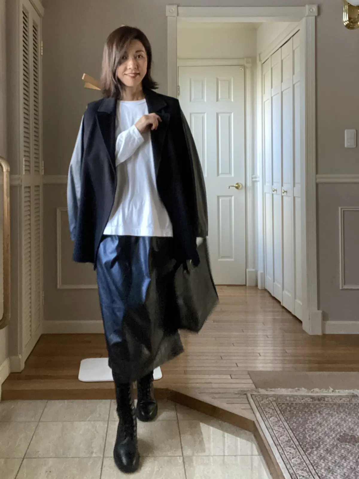 気軽に楽しめるエコレザースカートの画像_2