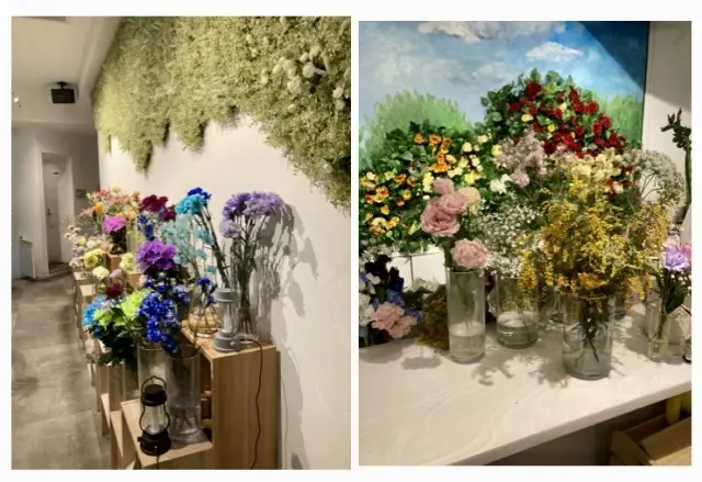 お通しがお花！ お食事をしながら 日本の四季を楽しもう♪