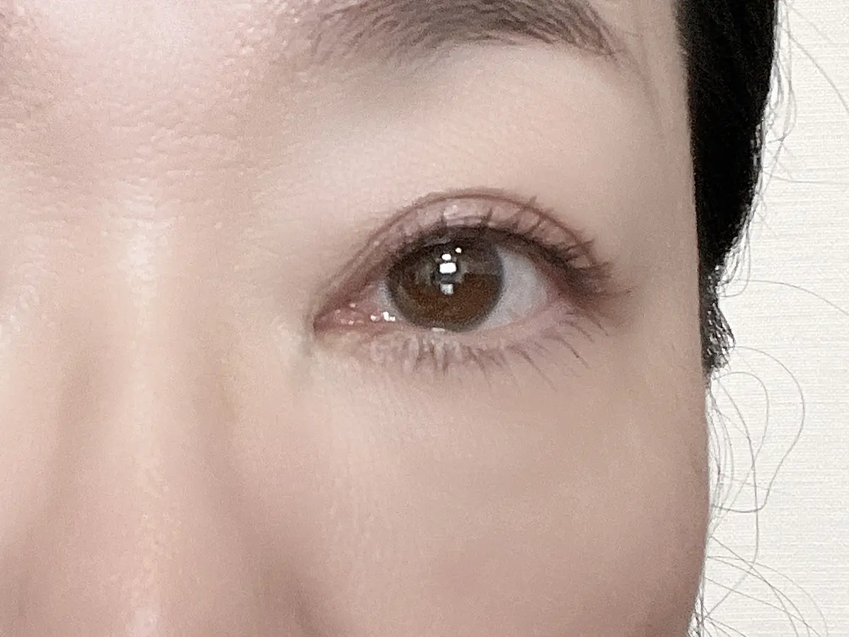 グロッシーラッシュ マスカラ　仕上がり