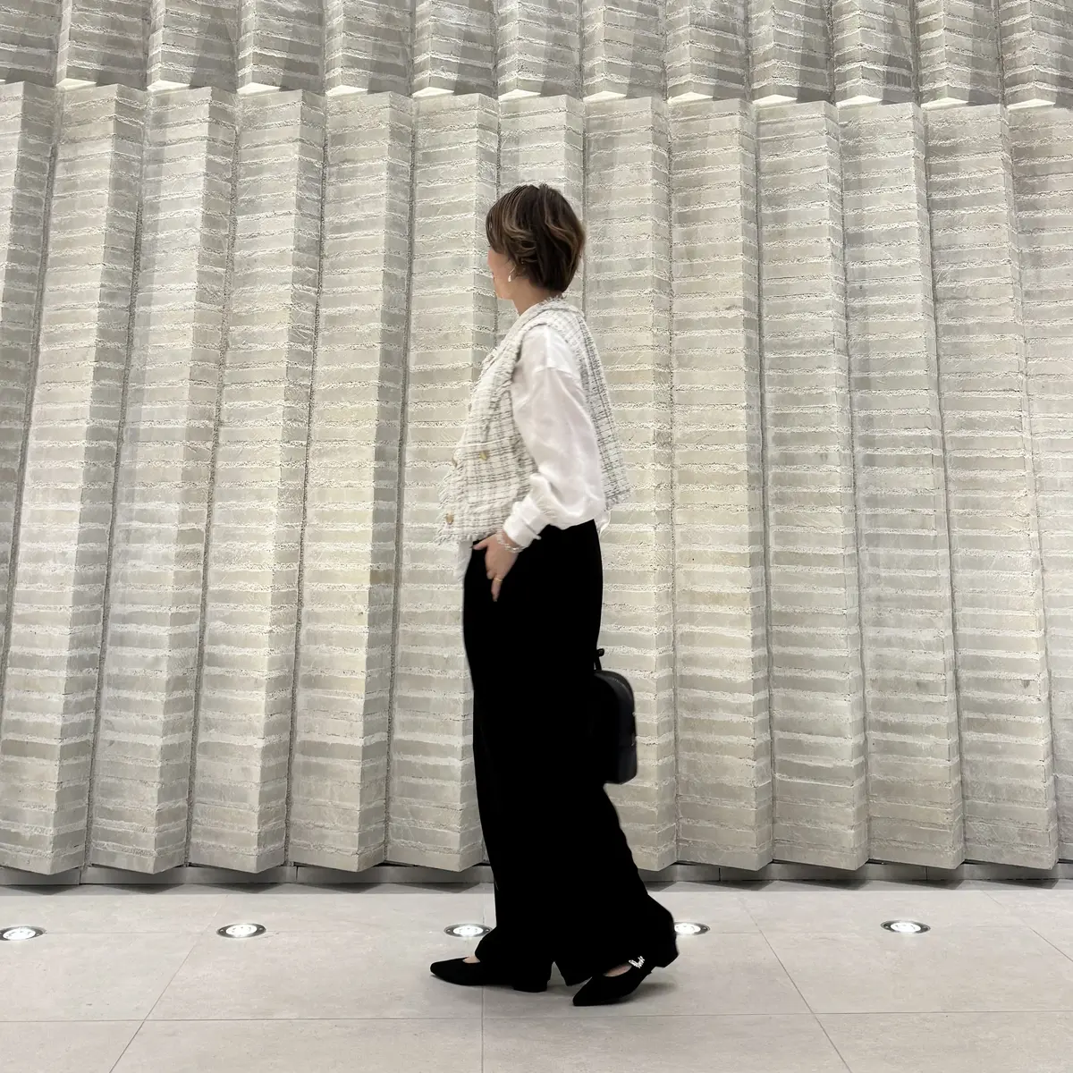 ベロアパンツでホテルランチin大阪の画像_6