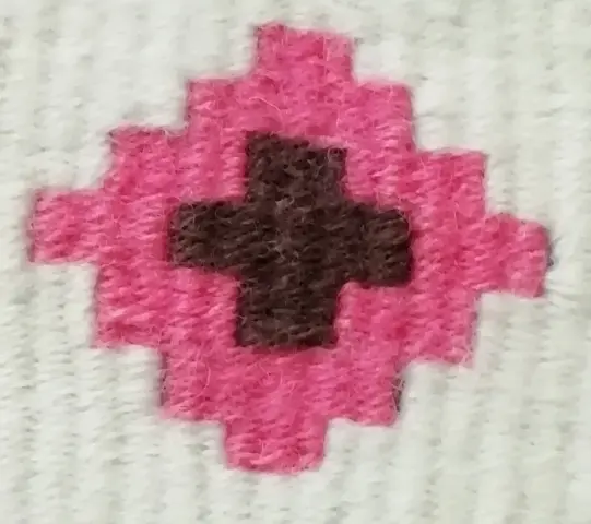 目を表すキリムの文様