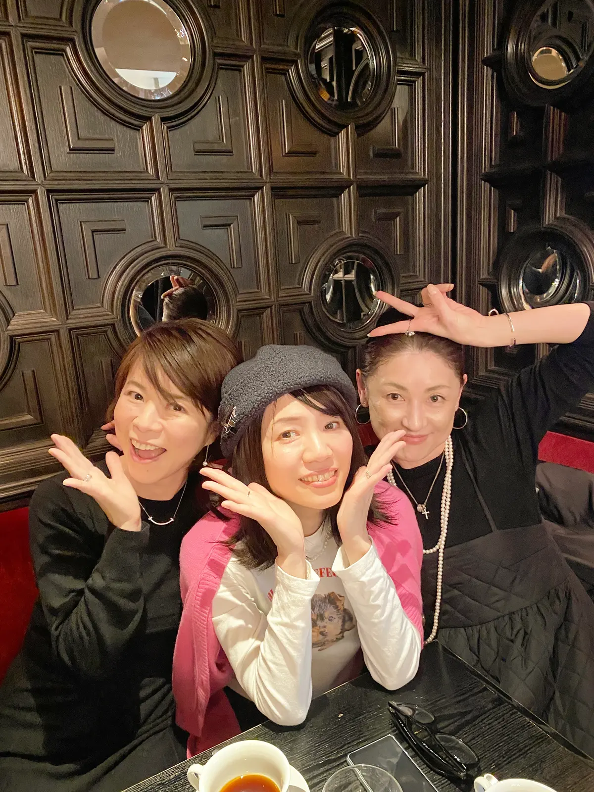 ランチの後の楽しい記念撮影(*^^*)