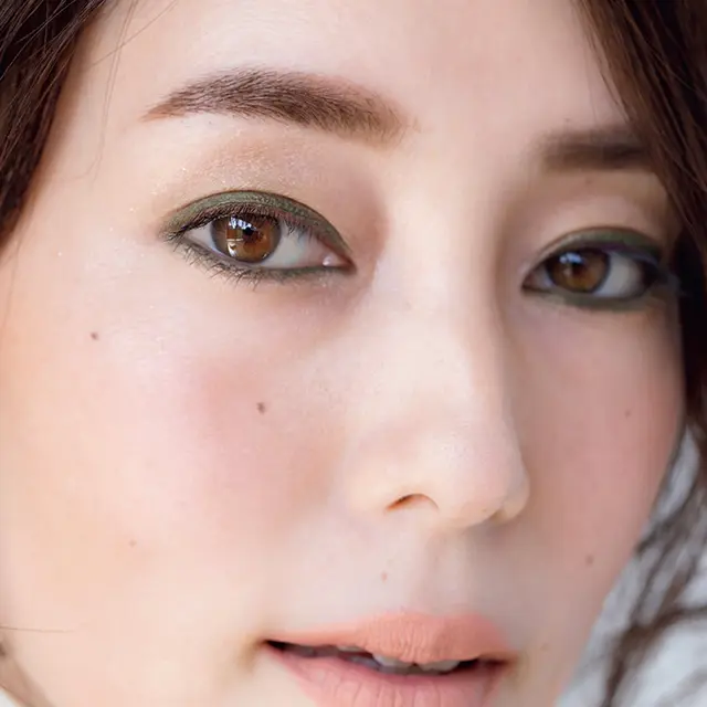 柔らかマニッシュ風に　カーキ