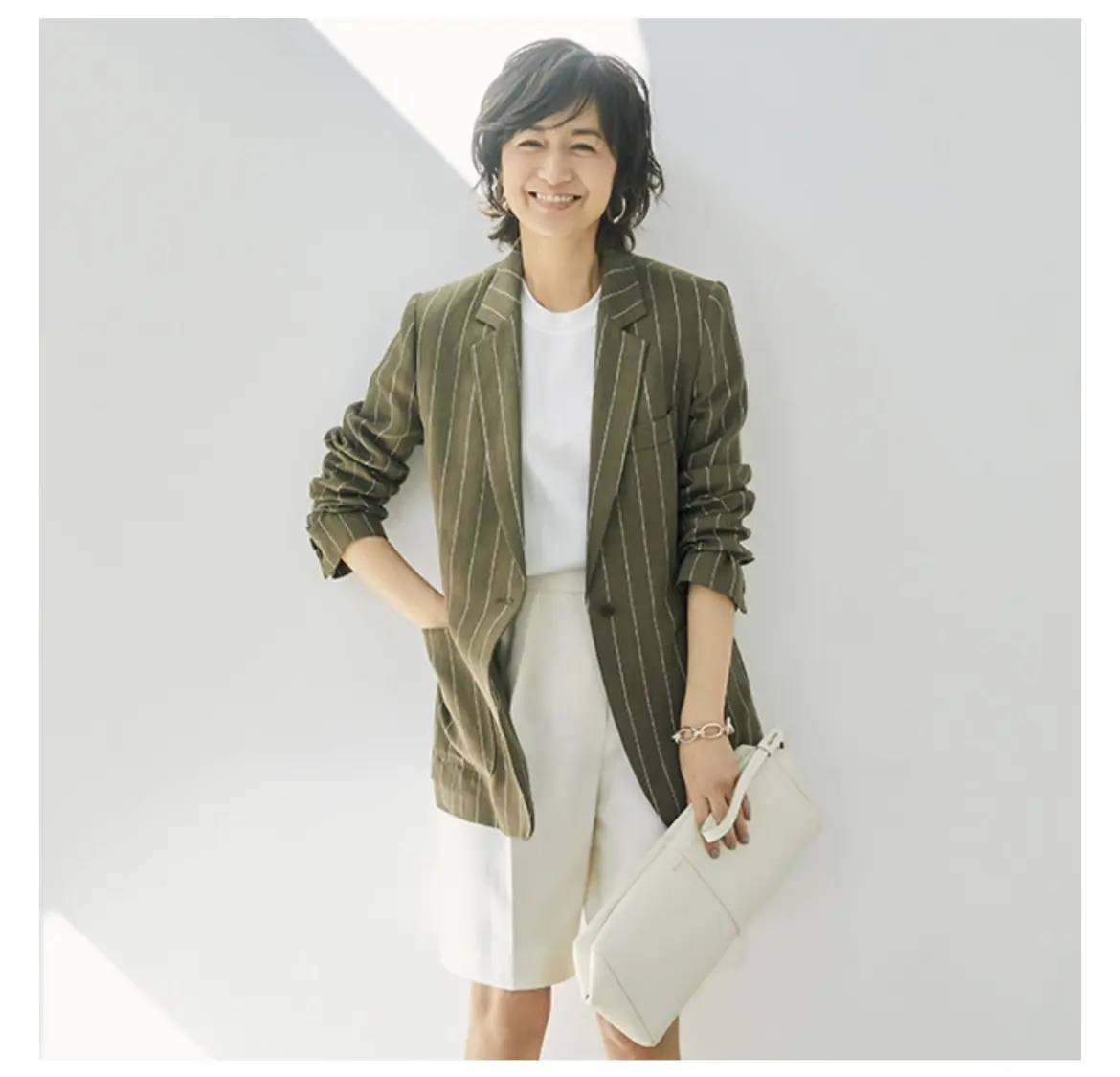 リネンジャケットコーデの画像_1