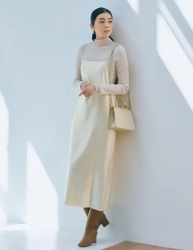 イレーヴのツヤキャミワンピースのゆうき