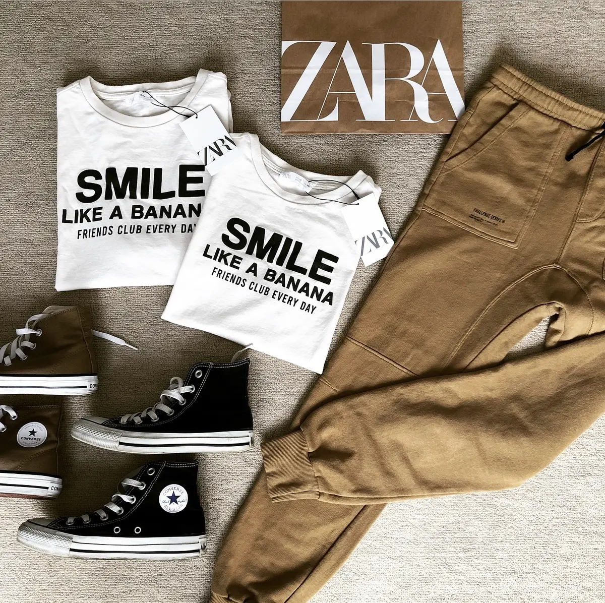 ZARA KIDS ロゴTで、イイダ傘店の画像_1