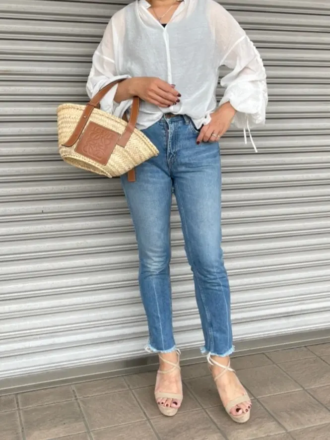 旬の盛りブラウスはGUのプチプラでの画像_6