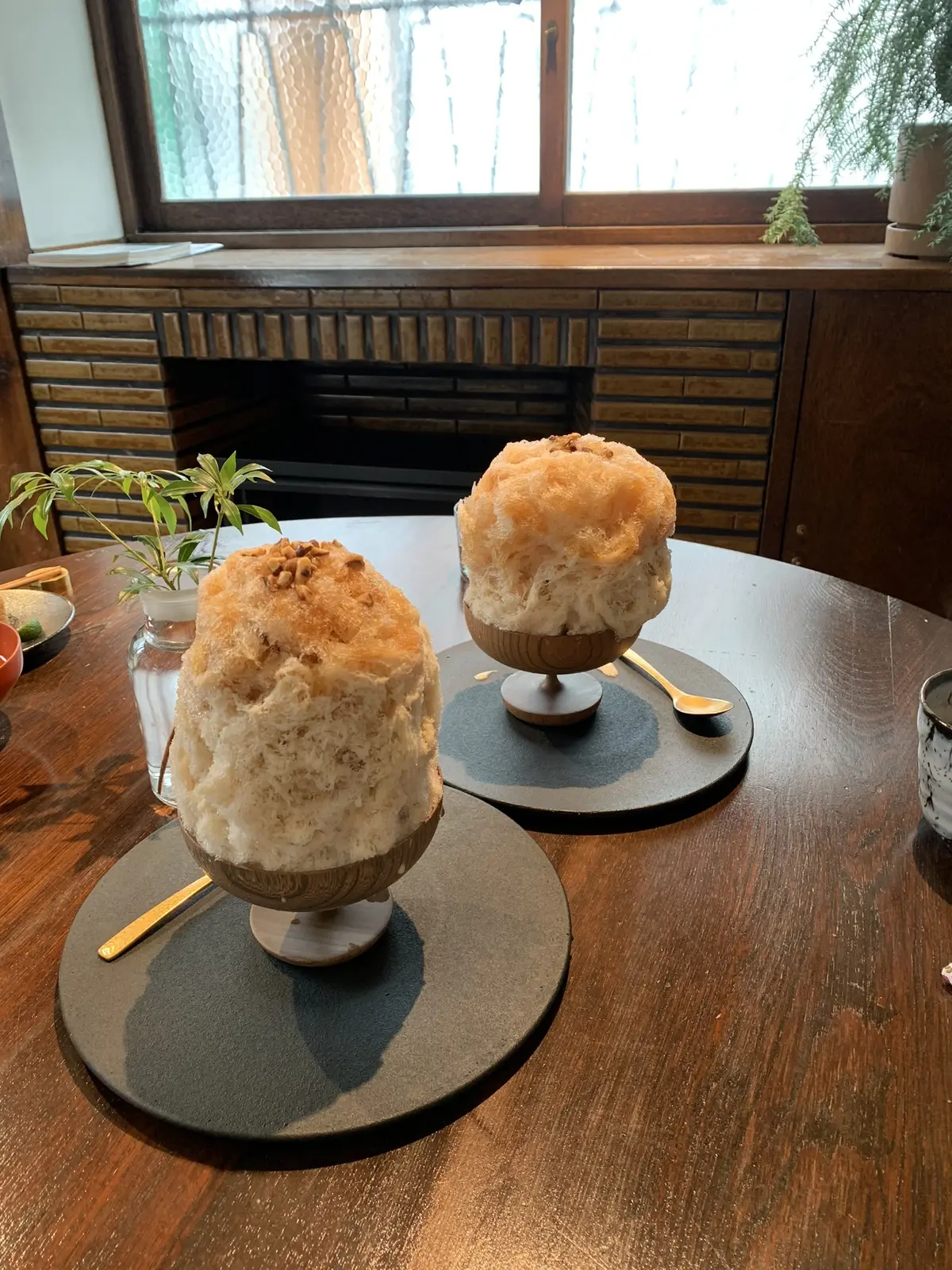 ローストナッツとキャラメルのカキ氷