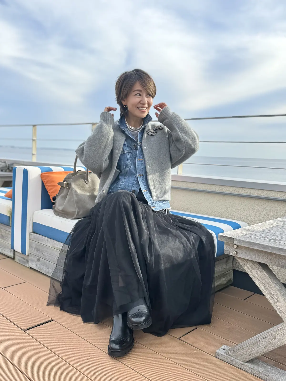 ハーフコートで秋の装いをアップデートの画像_6